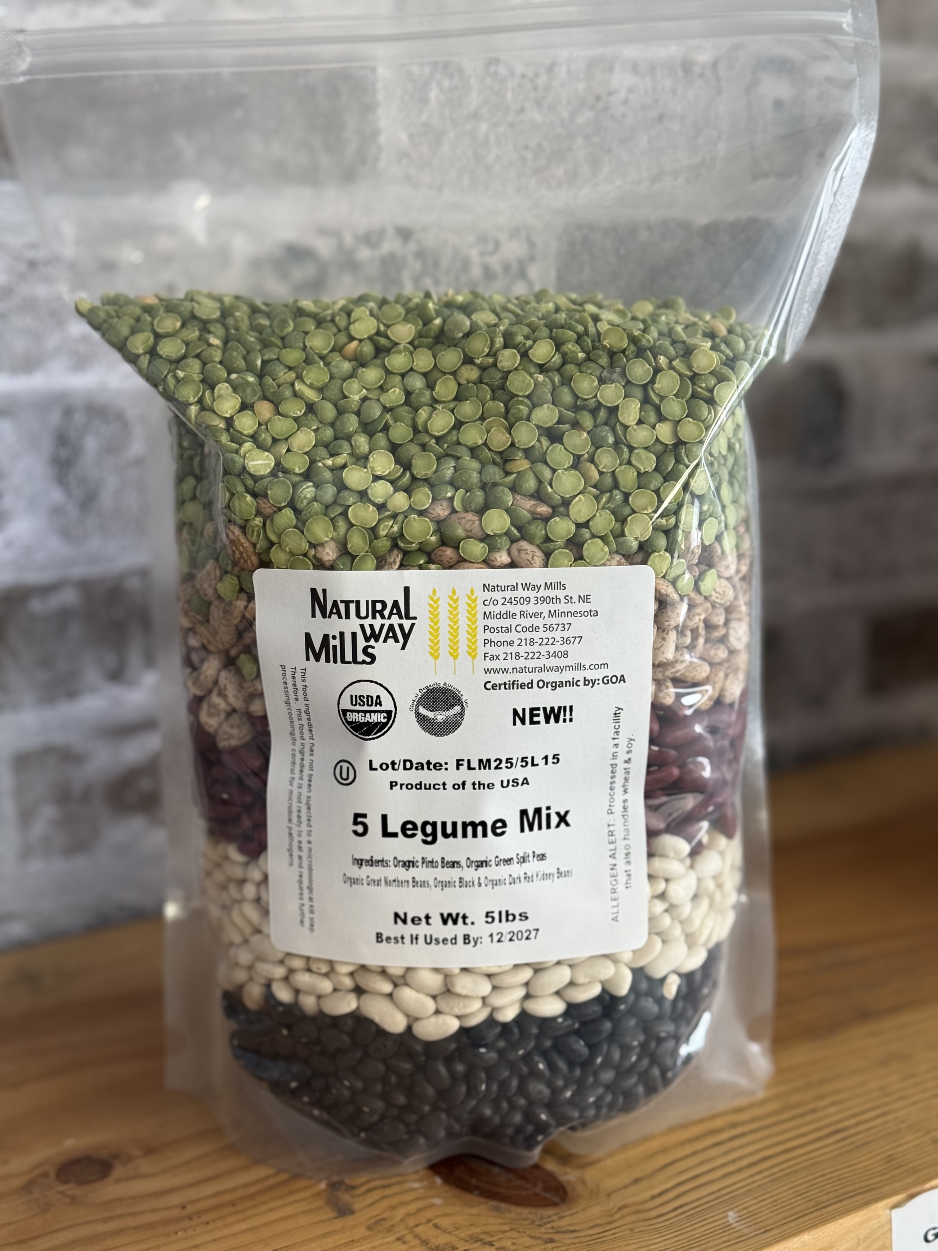 Organic 5 Legume Mix